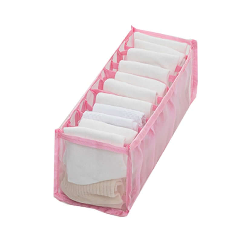 underwear storage box bra organizer / drawer closet organizers with divider boxes for scarves socks  bras clothes 11 grids 3