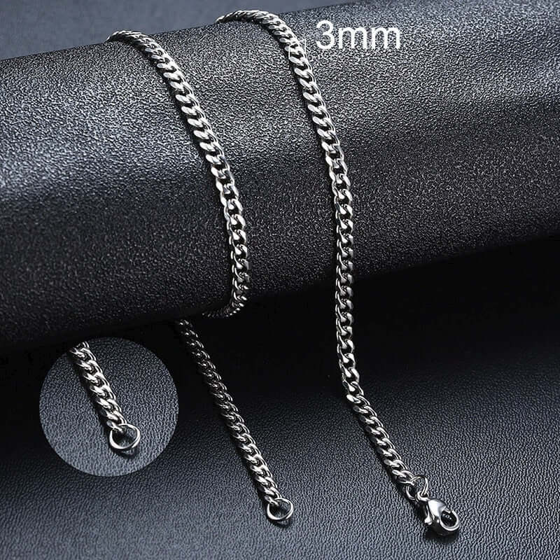 vnox cuban chain necklace for men women / solid metal stainless steel handmade fashion jewelry / collar curb link chokers,vintage gold or silver tone necklaces