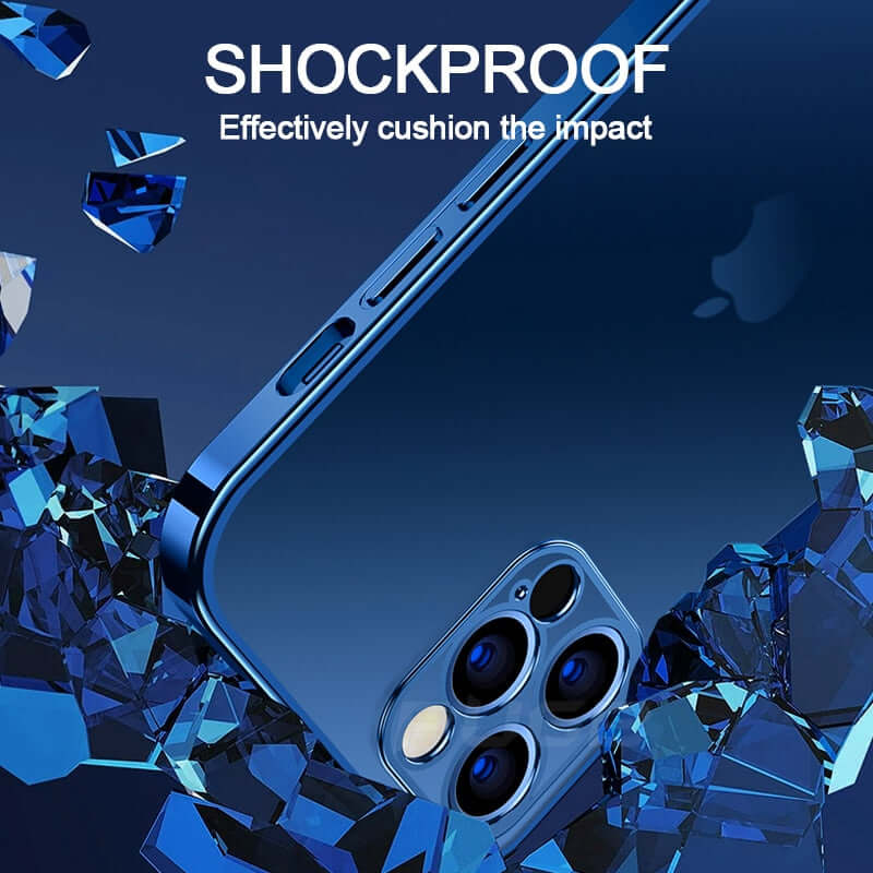 transparent frame matte case for iphone 14 13 11 12 pro max mini xr x xs 7 8 plus se soft silicone shockproof luxury plating phone cover all colours