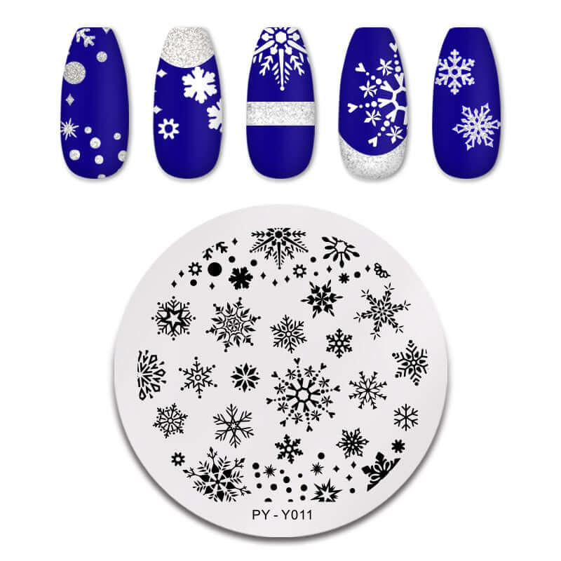 nail art templates 12*6cm / manicure stamping plate flower nails beauty design / temperature glass lace stamp plates animal image makeup women cosmetics pyy011