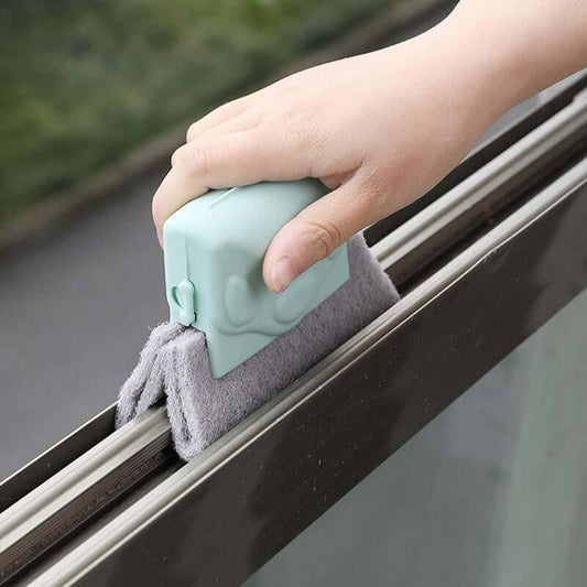 new creative cleaning window groove - cloth brush cleaner for windows - slot clean tool
