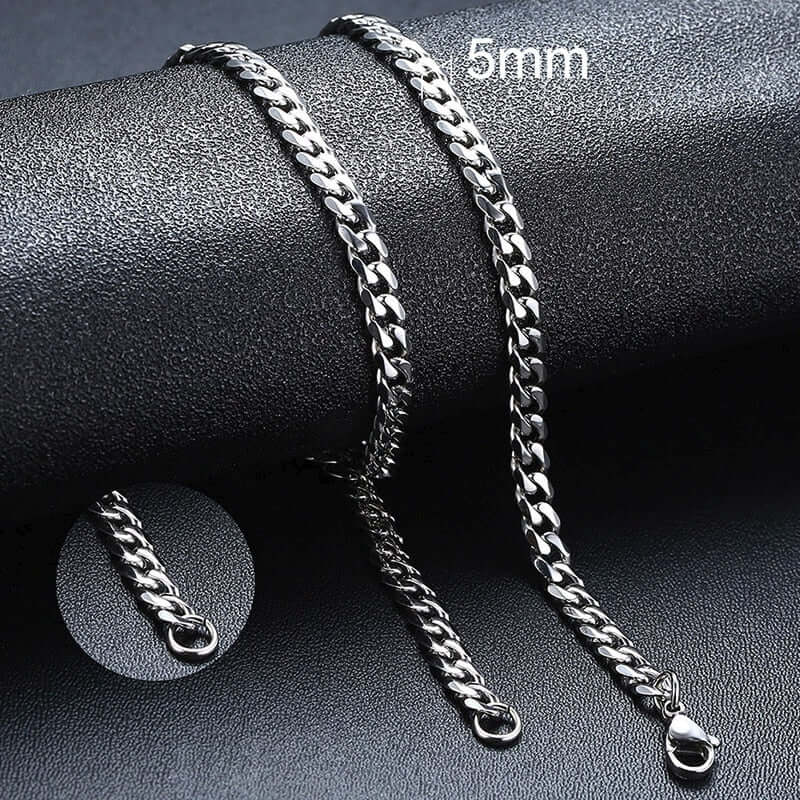 vnox cuban chain necklace for men women / solid metal stainless steel handmade fashion jewelry / collar curb link chokers,vintage gold or silver tone necklaces