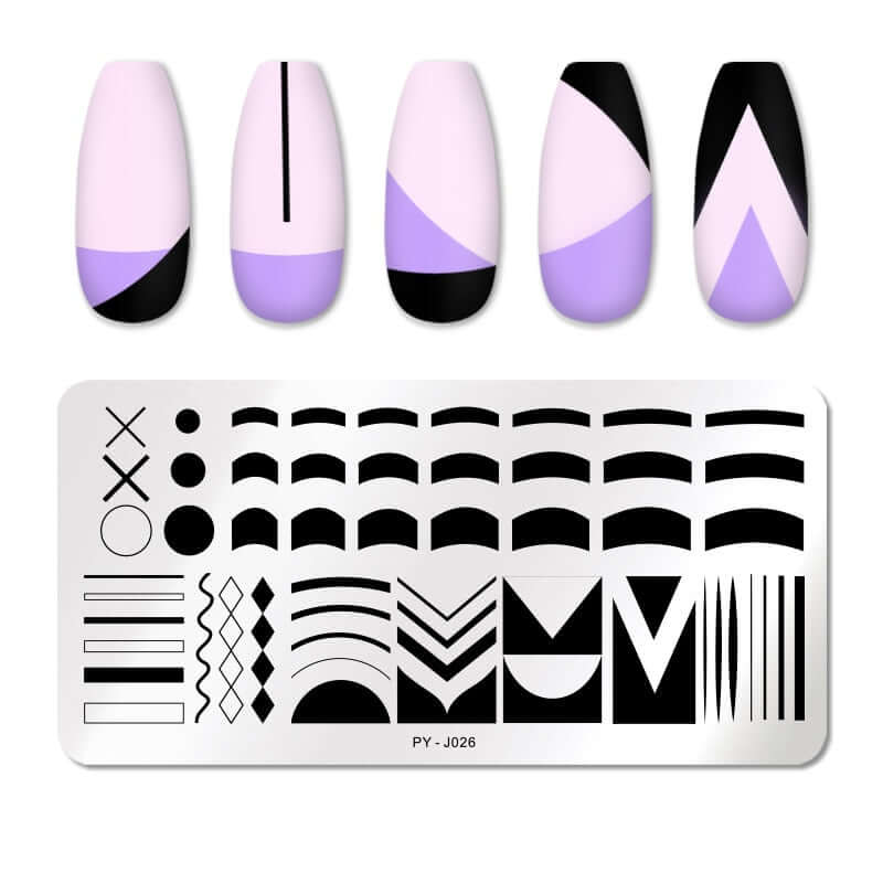 nail art templates 12*6cm / manicure stamping plate flower nails beauty design / temperature glass lace stamp plates animal image makeup women cosmetics pyj026