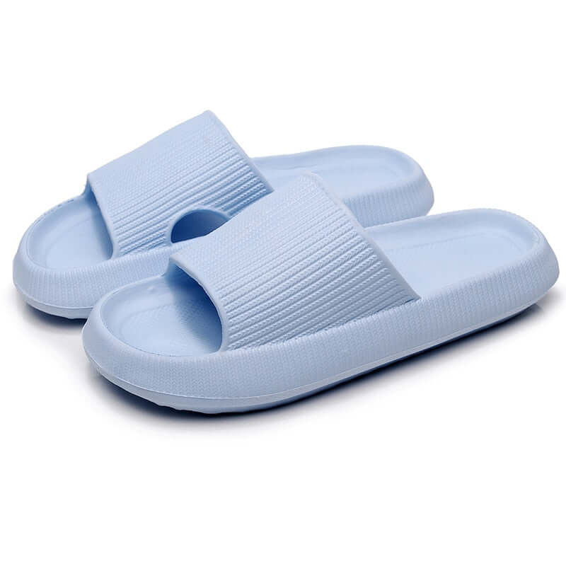 women thick platform slippers / soft sole anti slide sandals for leisure men or ladies / indoor outdoor bathroom eva cloud summer beach anti-slip shoes