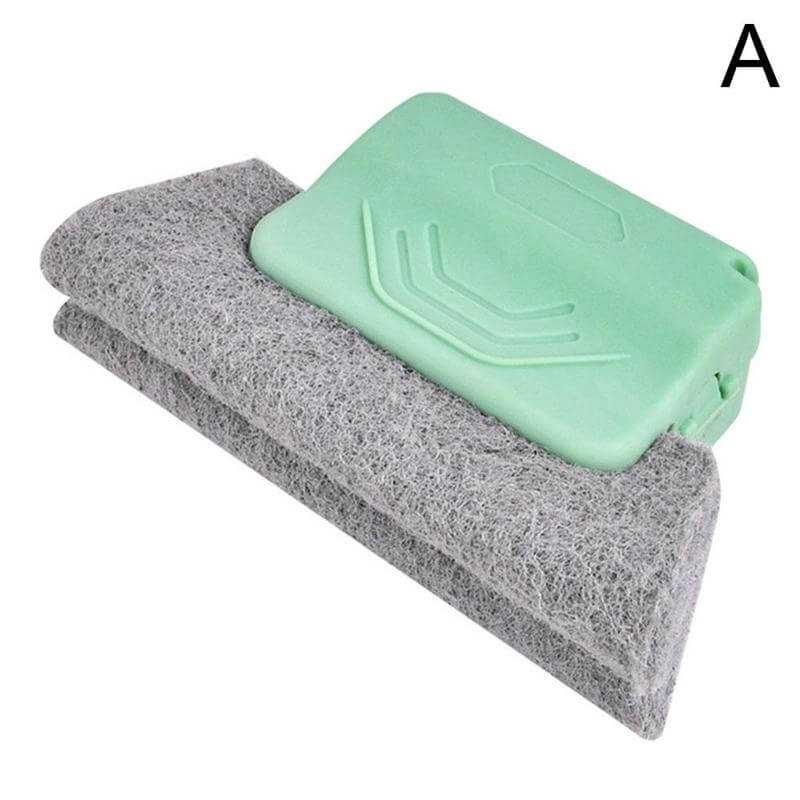 new creative cleaning window groove - cloth brush cleaner for windows - slot clean tool f green