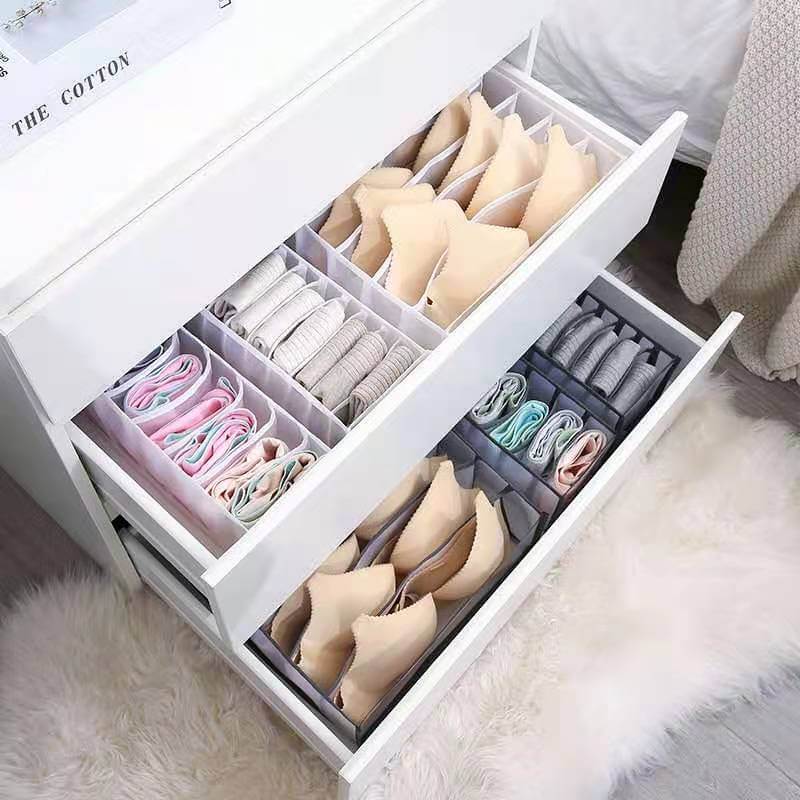 underwear storage box bra organizer / drawer closet organizers with divider boxes for scarves socks  bras clothes