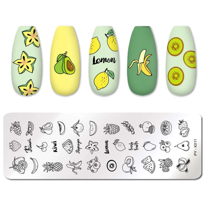 nail art templates 12*6cm / manicure stamping plate flower nails beauty design / temperature glass lace stamp plates animal image makeup women cosmetics py-x011