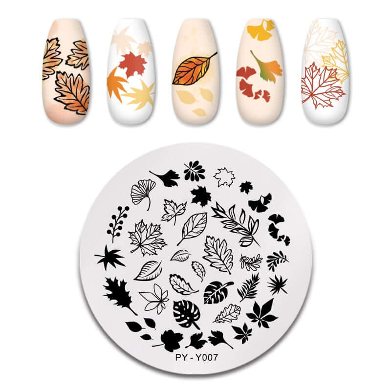 nail art templates 12*6cm / manicure stamping plate flower nails beauty design / temperature glass lace stamp plates animal image makeup women cosmetics pyy007