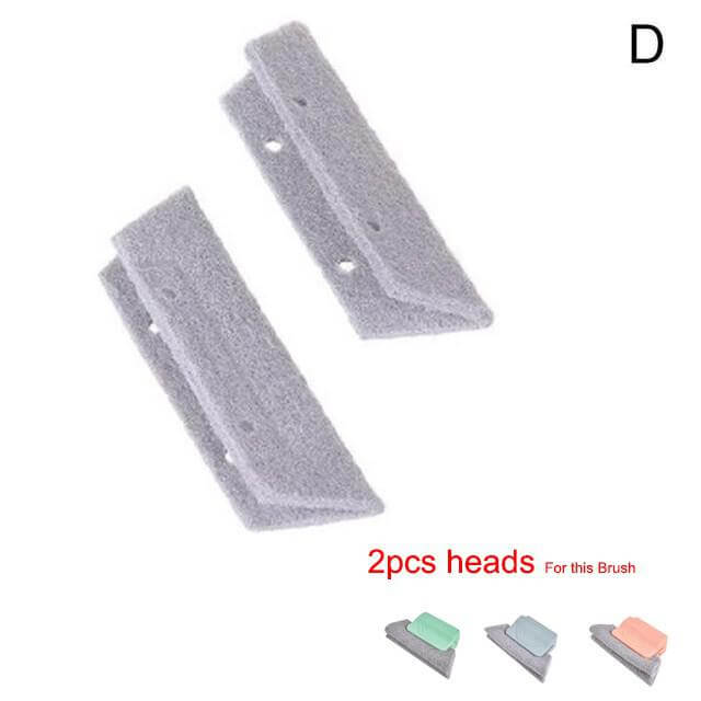 new creative cleaning window groove - cloth brush cleaner for windows - slot clean tool 2pcs heads