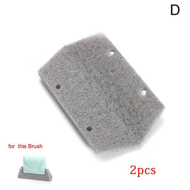 new creative cleaning window groove - cloth brush cleaner for windows - slot clean tool d 2pcs