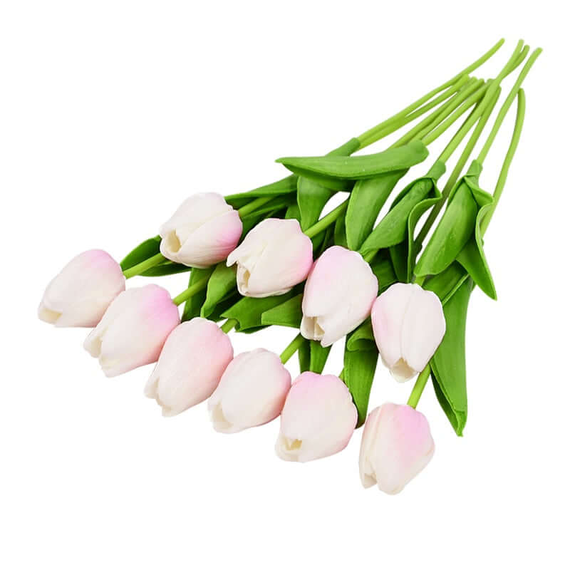 10pcs tulip bouquet - artificial flower real touch for birthday party / wedding decoration fake flowers pe home garden decor f