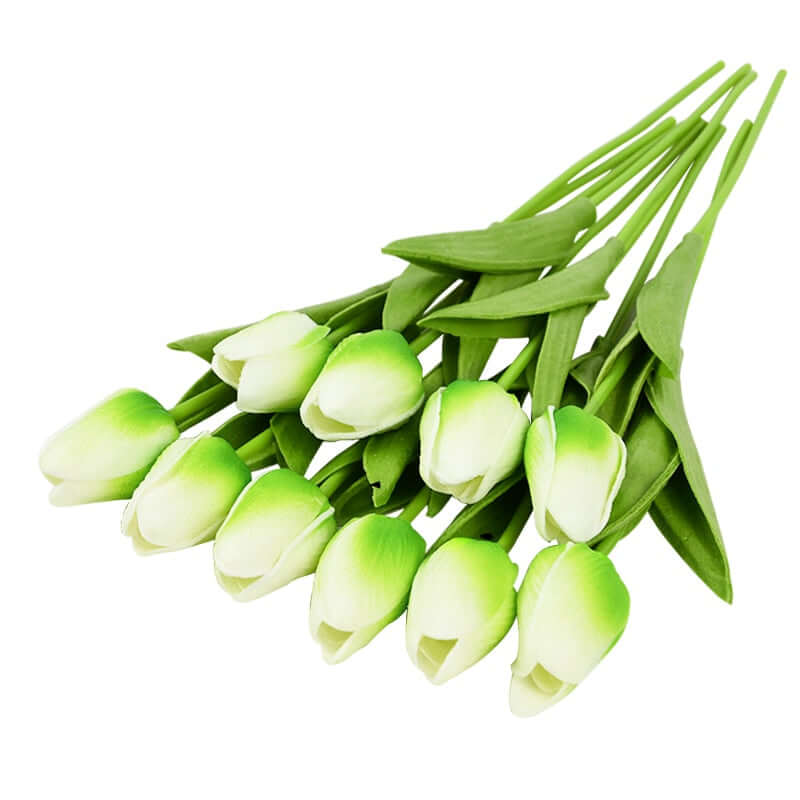 10pcs tulip bouquet - artificial flower real touch for birthday party / wedding decoration fake flowers pe home garden decor j