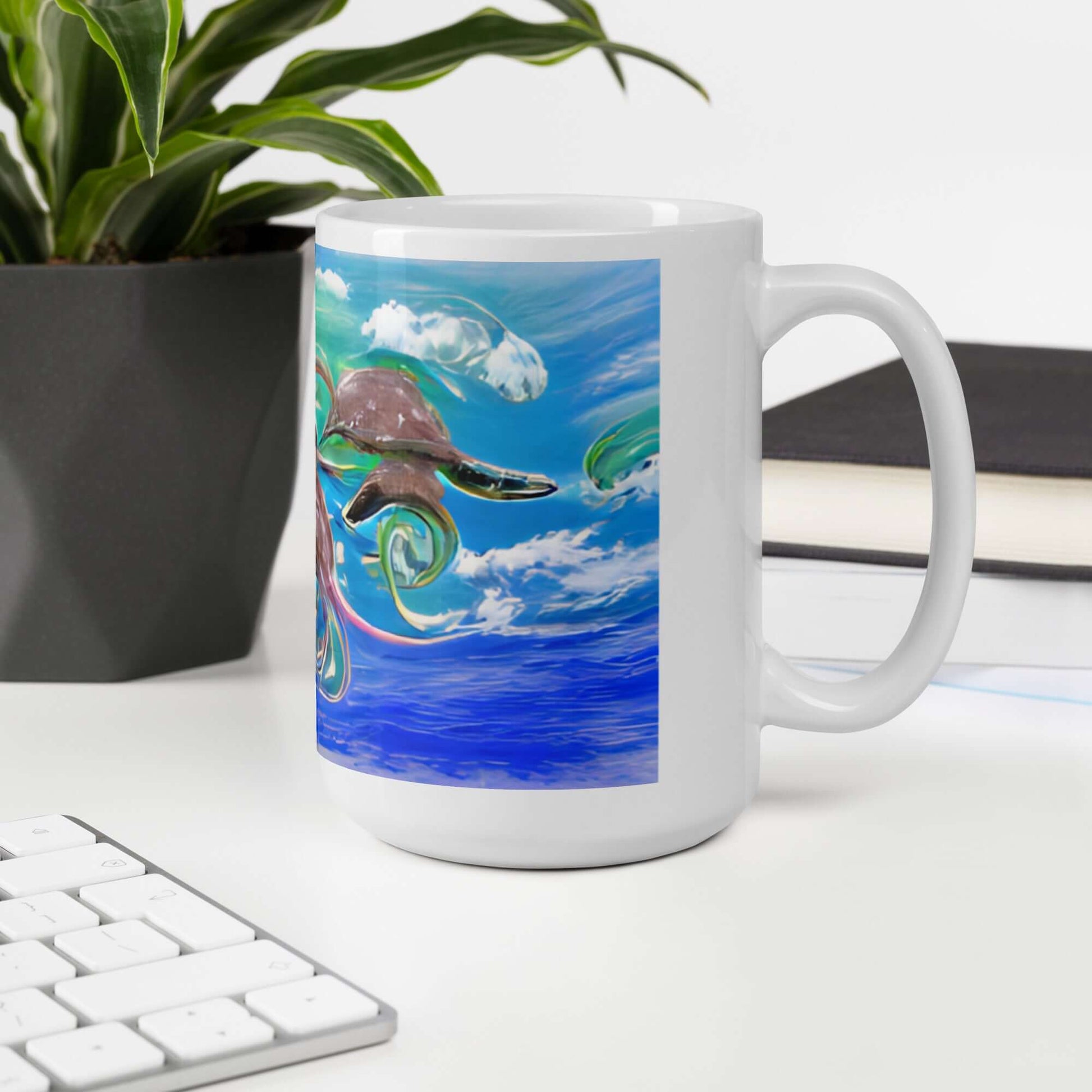 Handmade Coffee / Tea Mug Custom Ceramic Beautiful PoD Souvenir - FresHomeStyle